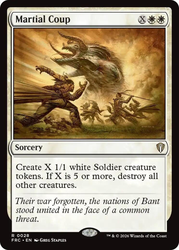Image for Martial Coup (28) - Magic: The Gathering