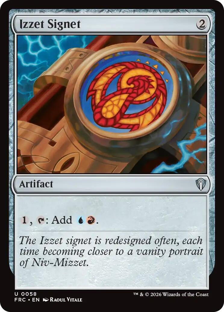 Image for Izzet Signet (58) - Magic: The Gathering