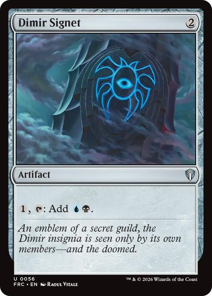 Image for Dimir Signet (56) - Magic: The Gathering