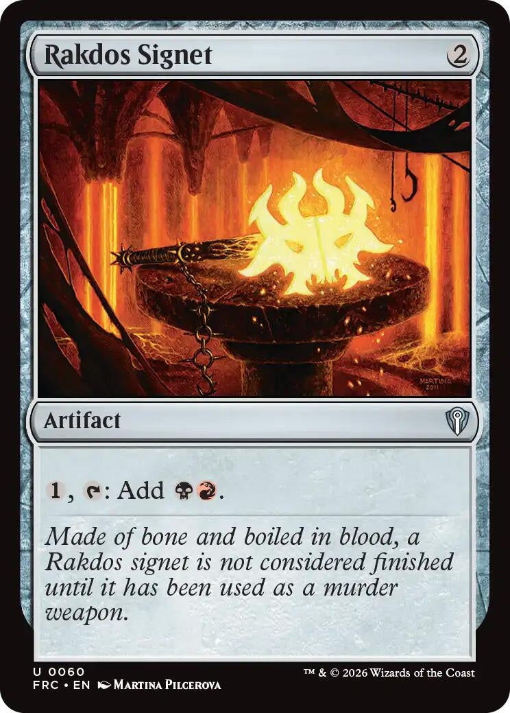 Image for Rakdos Signet (60) - Magic: The Gathering