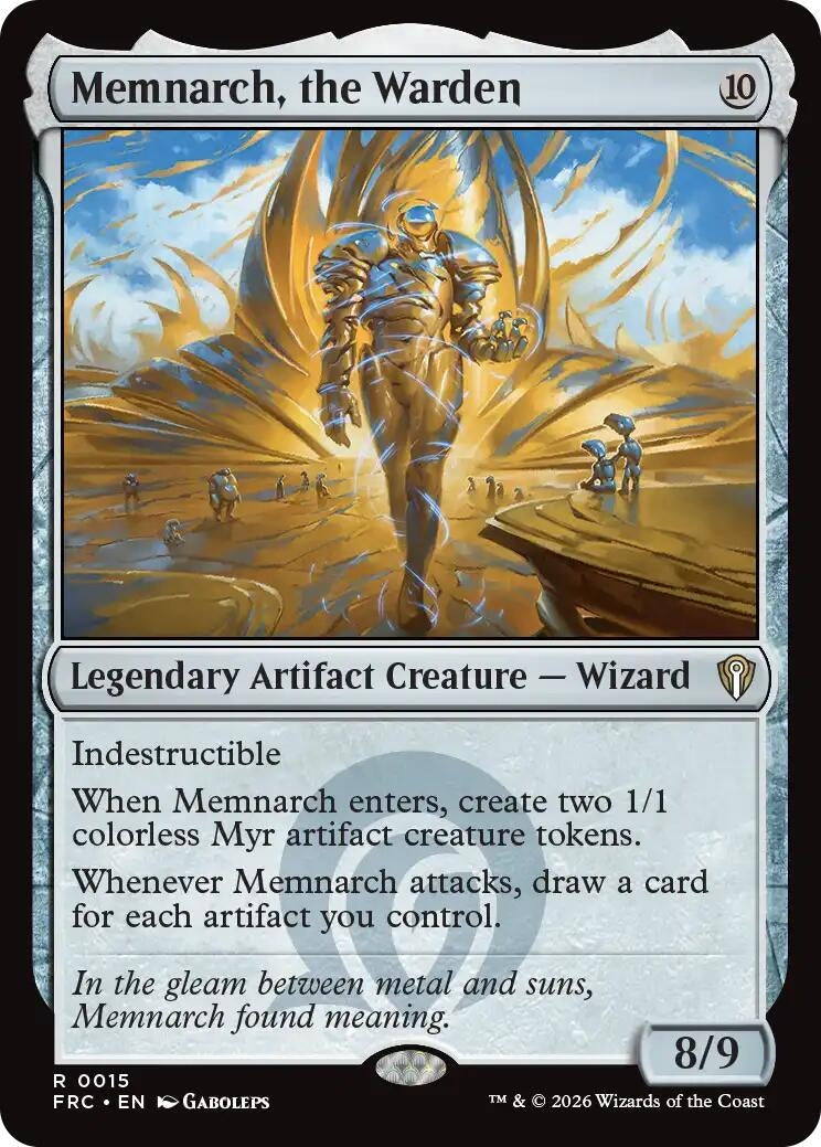 Image for Memnarch, the Warden (15) - Magic: The Gathering