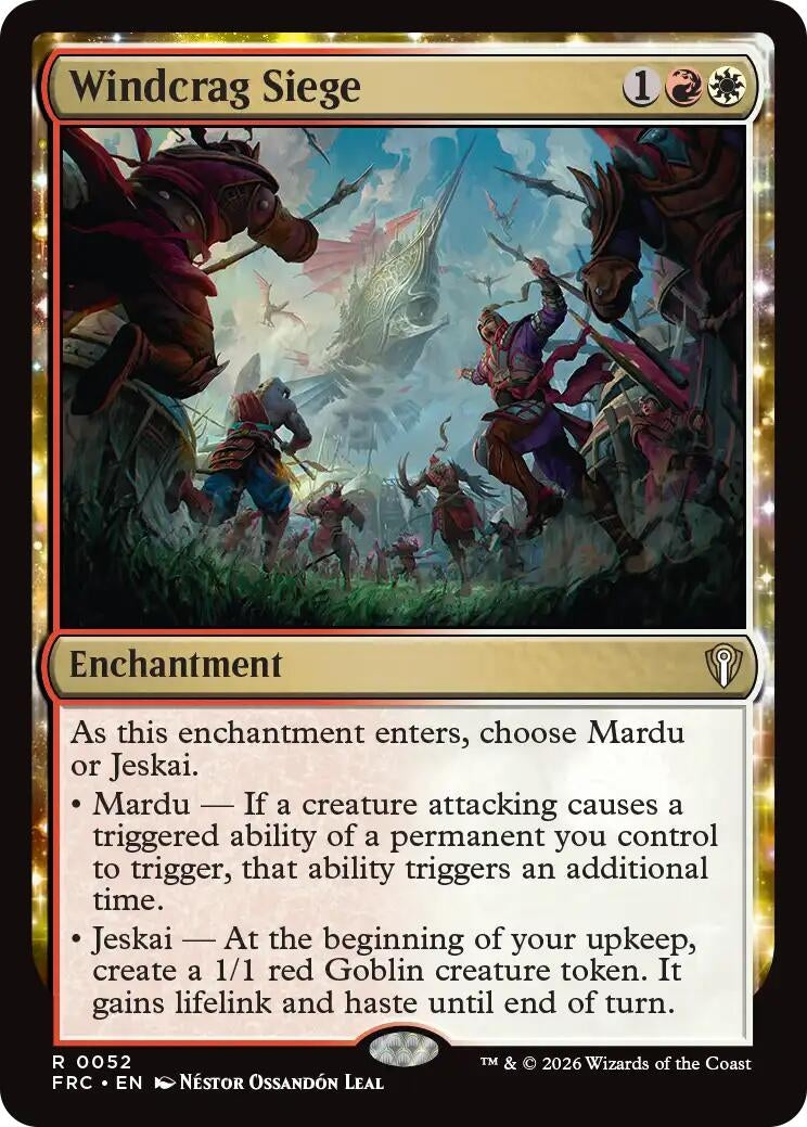 Image for Windcrag Siege (52) - Magic: The Gathering