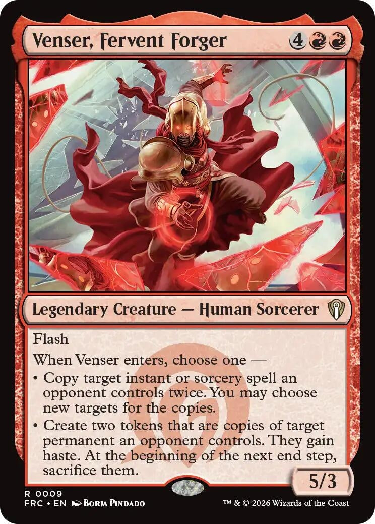 Image for Venser, Fervent Forger (9) - Magic: The Gathering
