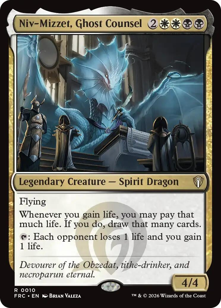 Image for Niv-Mizzet, Ghost Counsel (10) - Magic: The Gathering