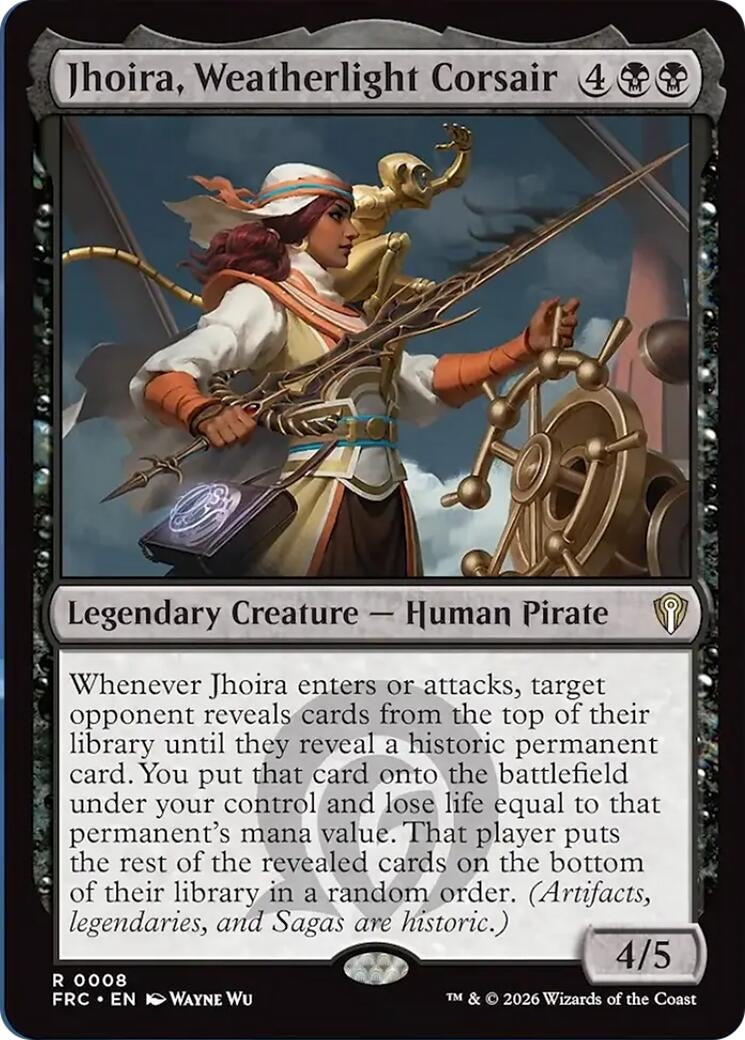 Image for Jhoira, Weatherlight Corsair (8) - Magic: The Gathering