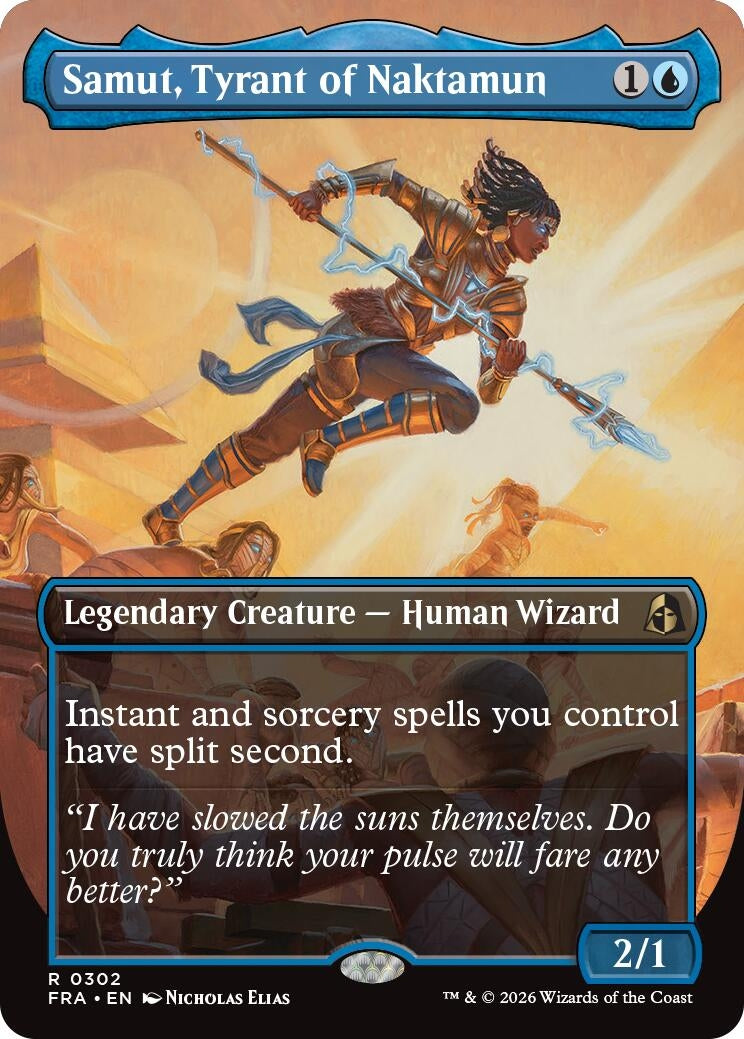 Image for Samut, Tyrant of Naktamun (Borderless) (302) (FRA) - Magic: The Gathering
