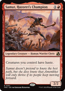 Image for Samut, Hazorer's Champion (251) (FRA) - Magic: The Gathering
