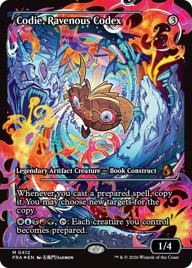Image for Codie, Ravenous Codex (Showcase) (412) (FRA) - Magic: The Gathering