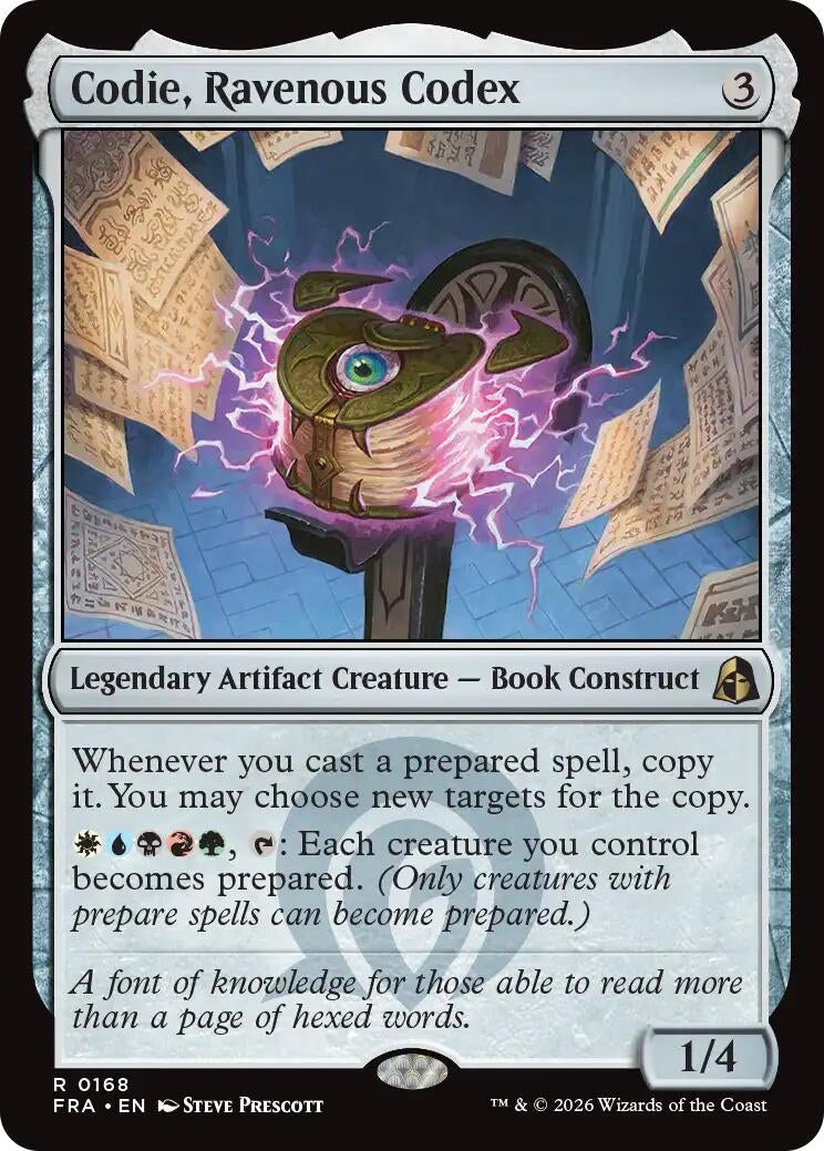 Image for Codie, Ravenous Codex (168) (FRA) - Magic: The Gathering