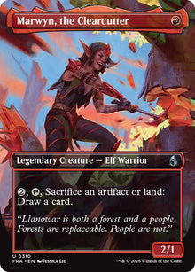 Image for Marwyn, the Clearcutter (Borderless) (310) (FRA) - Magic: The Gathering