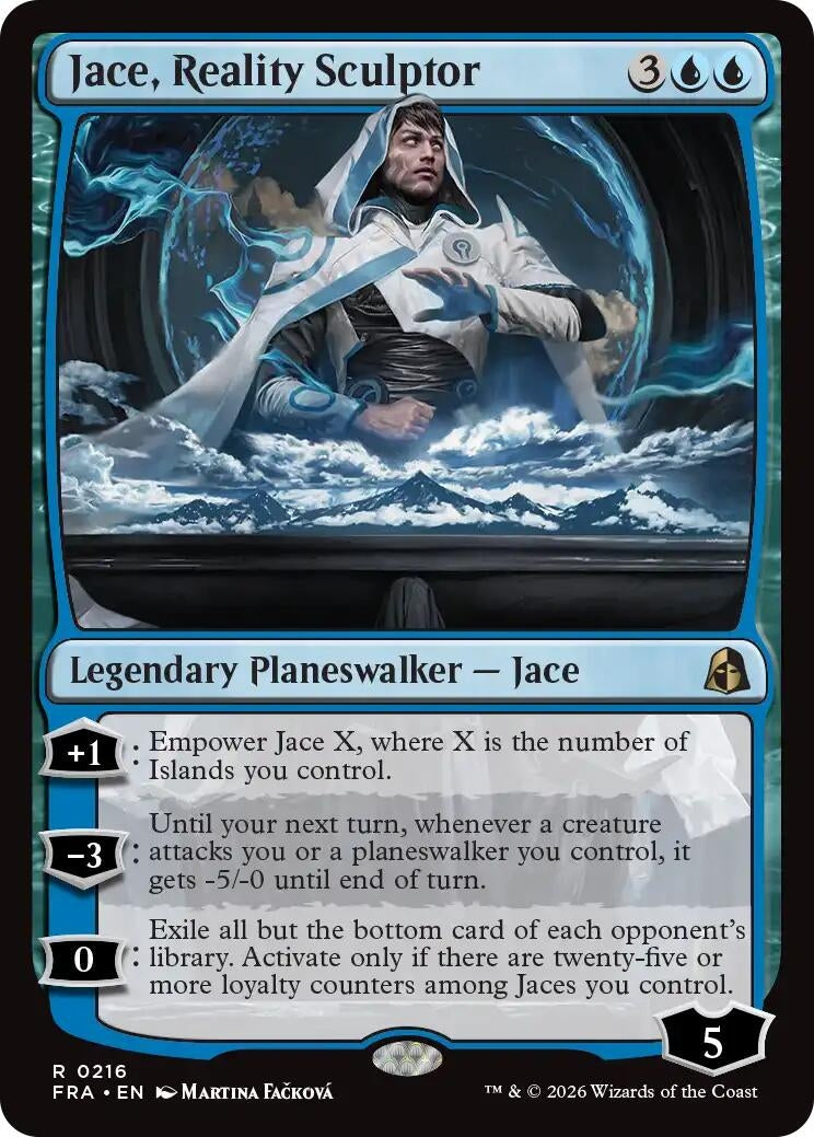 Image for Jace, Reality Sculptor (216) (FRA) - Magic: The Gathering