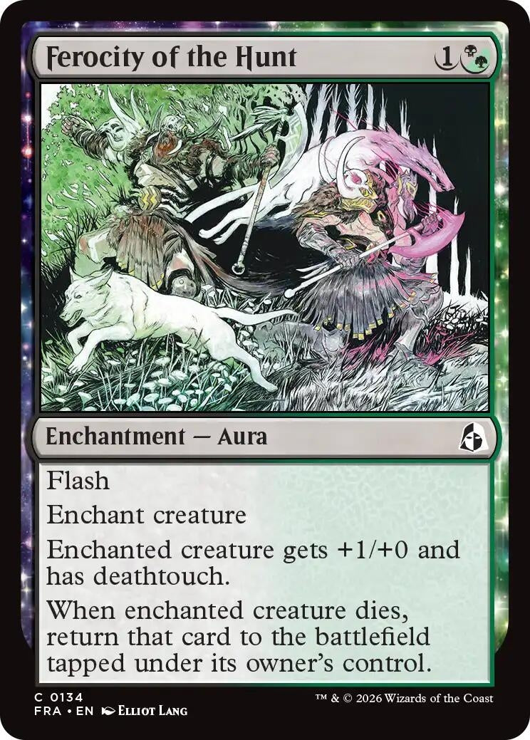 Image for Ferocity of the Hunt (134) (FRA) - Magic: The Gathering