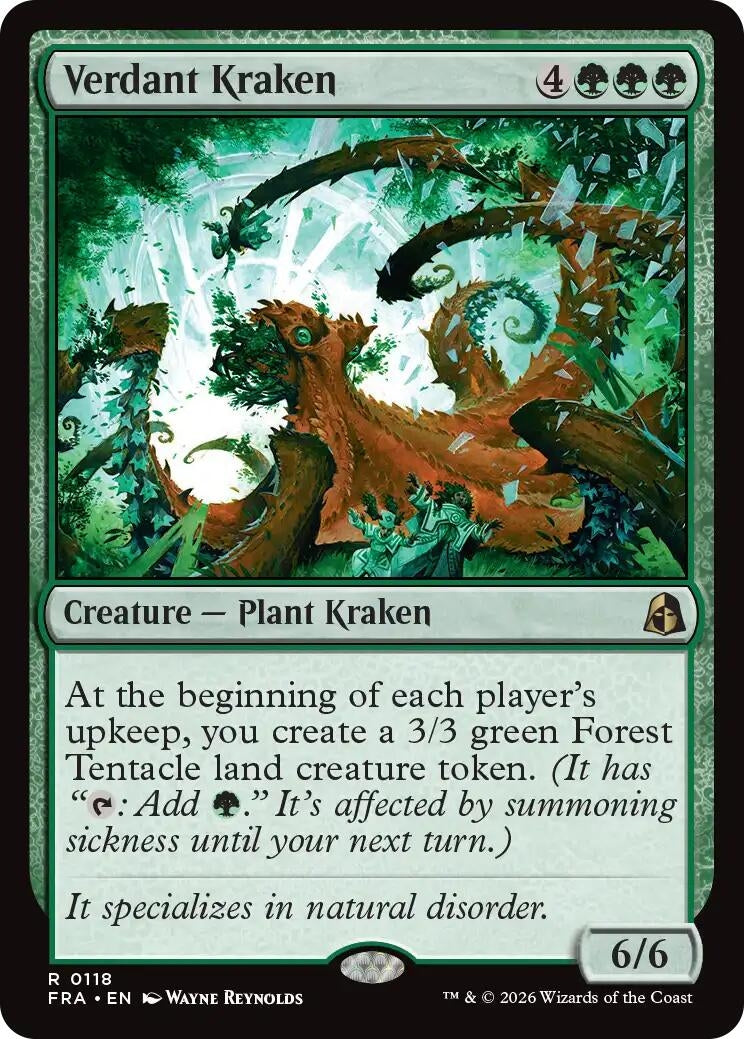 Image for Verdant Kraken (118) (FRA) - Magic: The Gathering