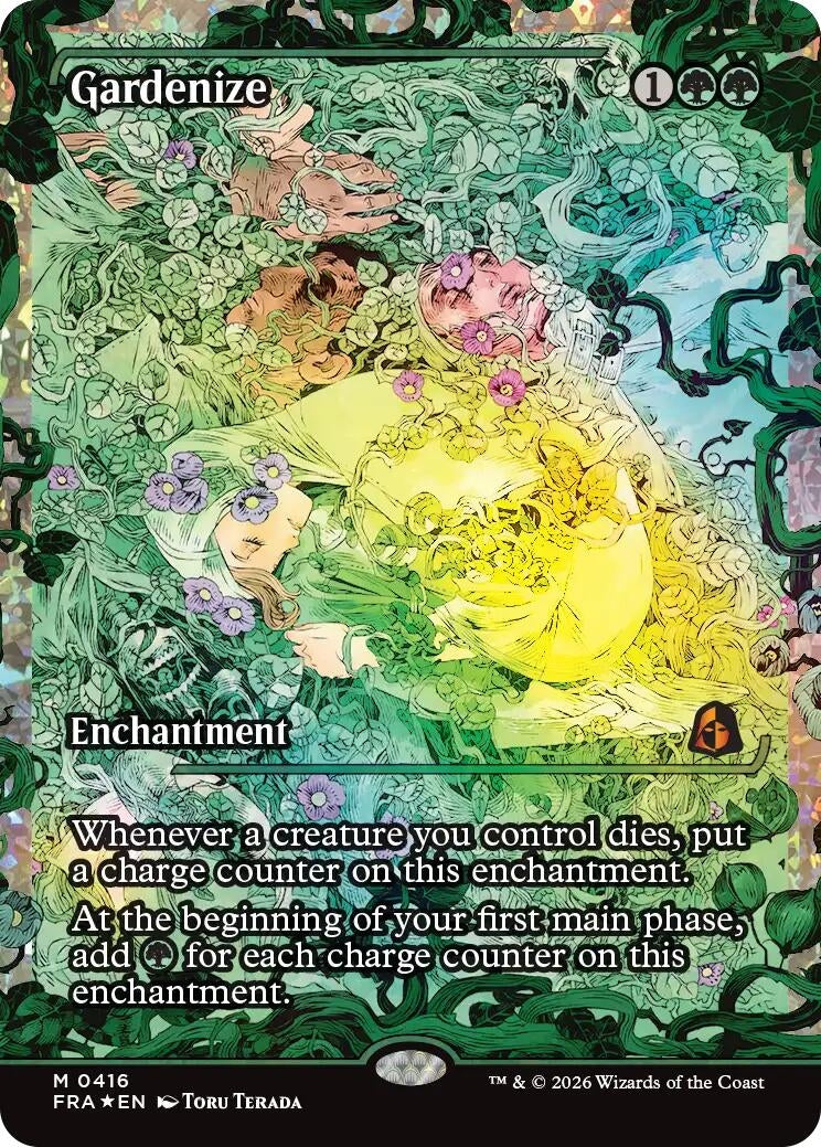 Image for Gardenize (Showcase) (Fracture Foil) (0416) (416) (FRA) - Magic: The Gathering