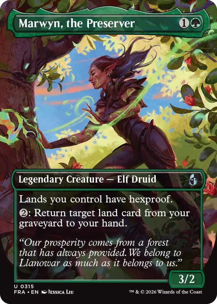 Image for Marwyn, the Preserver (Borderless) (315) (FRA) - Magic: The Gathering