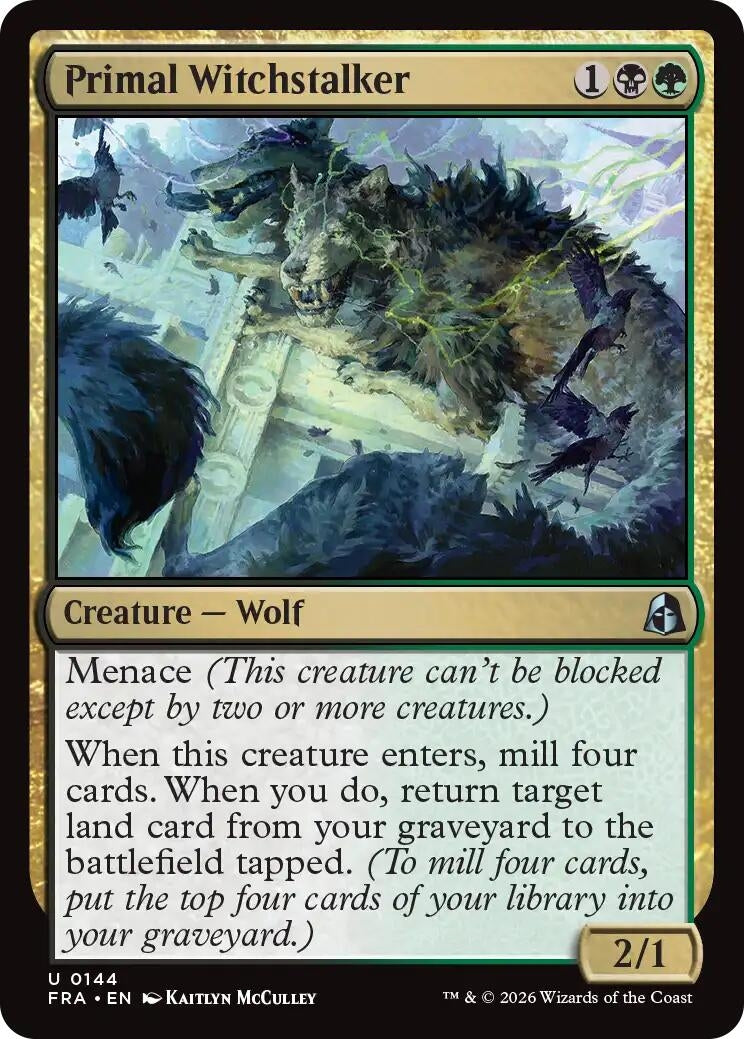 Image for Primal Witchstalker (144) (FRA) - Magic: The Gathering