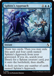 Image for Sphinx's Approach (41) (FRA) - Magic: The Gathering