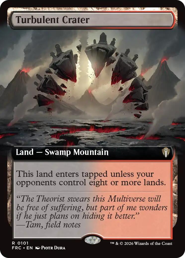 Image for Turbulent Crater (Extended Art) (101) - Magic: The Gathering