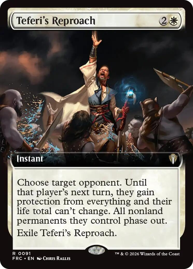 Image for Teferi's Reproach (Extended Art) (91) - Magic: The Gathering