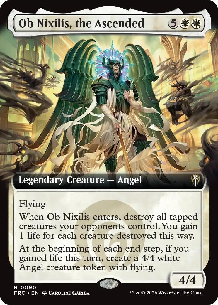 Image for Ob Nixilis, the Ascended (Extended Art) (90) - Magic: The Gathering