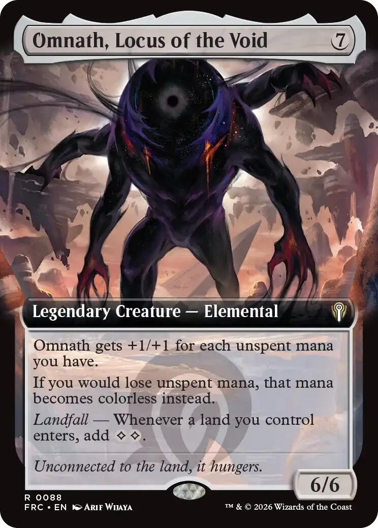 Image for Omnath, Locus of the Void (Extended Art) (88) - Magic: The Gathering