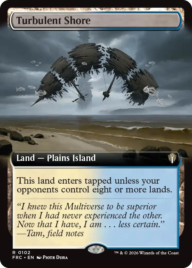 Image for Turbulent Shore (Extended Art) (102) - Magic: The Gathering
