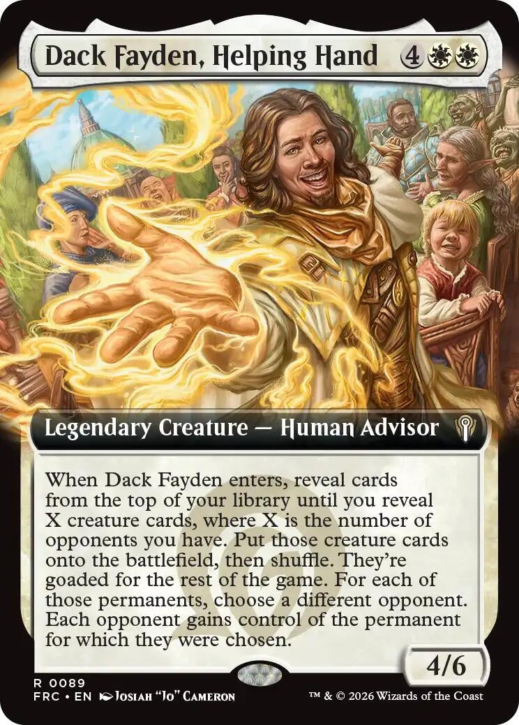 Image for Dack Fayden, Helping Hand (Extended Art) (89) - Magic: The Gathering