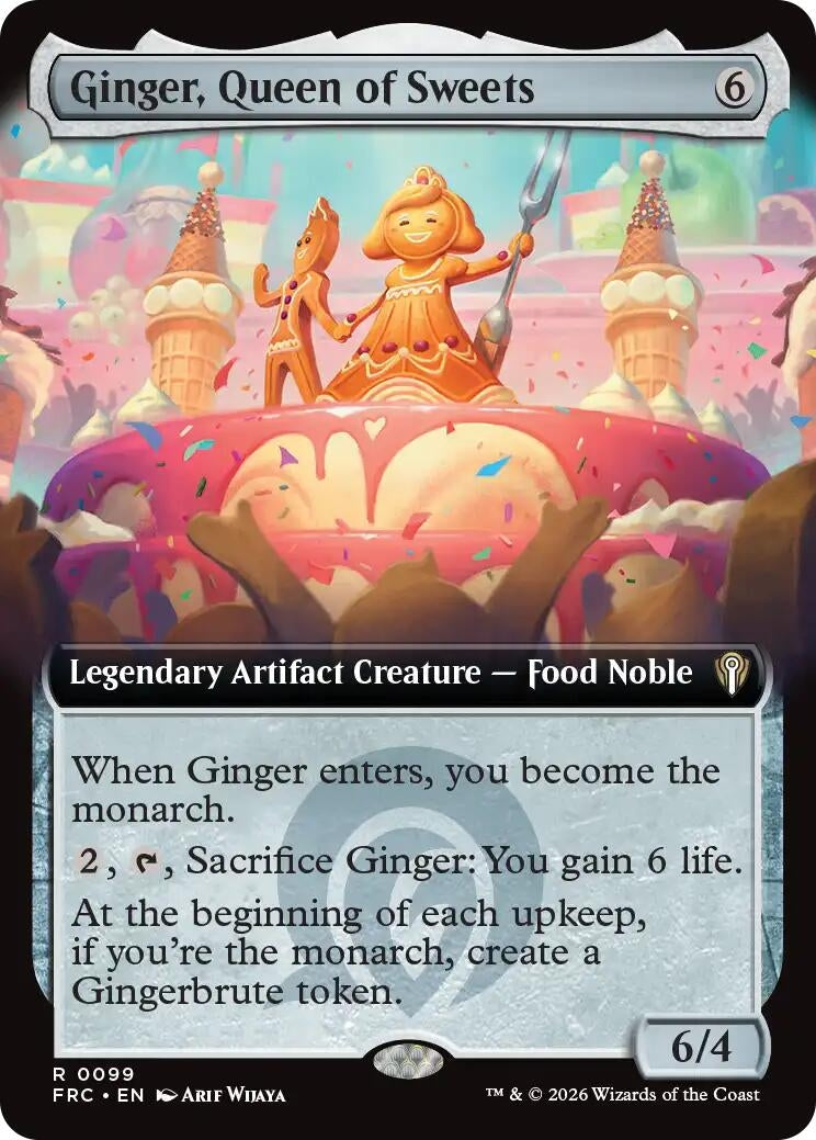 Image for Ginger, Queen of Sweets (Extended Art) (99) - Magic: The Gathering