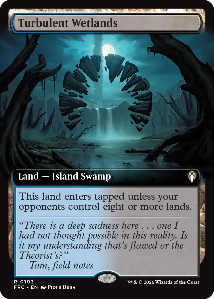 Image for Turbulent Wetlands (Extended Art) (103) - Magic: The Gathering