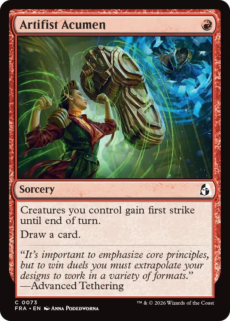 Image for Artifist Acumen (73) (FRA) - Magic: The Gathering