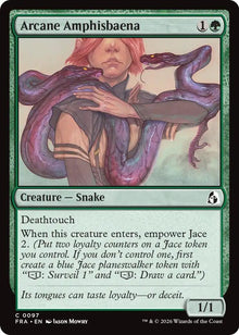 Image for Arcane Amphisbaena (97) (FRA) - Magic: The Gathering