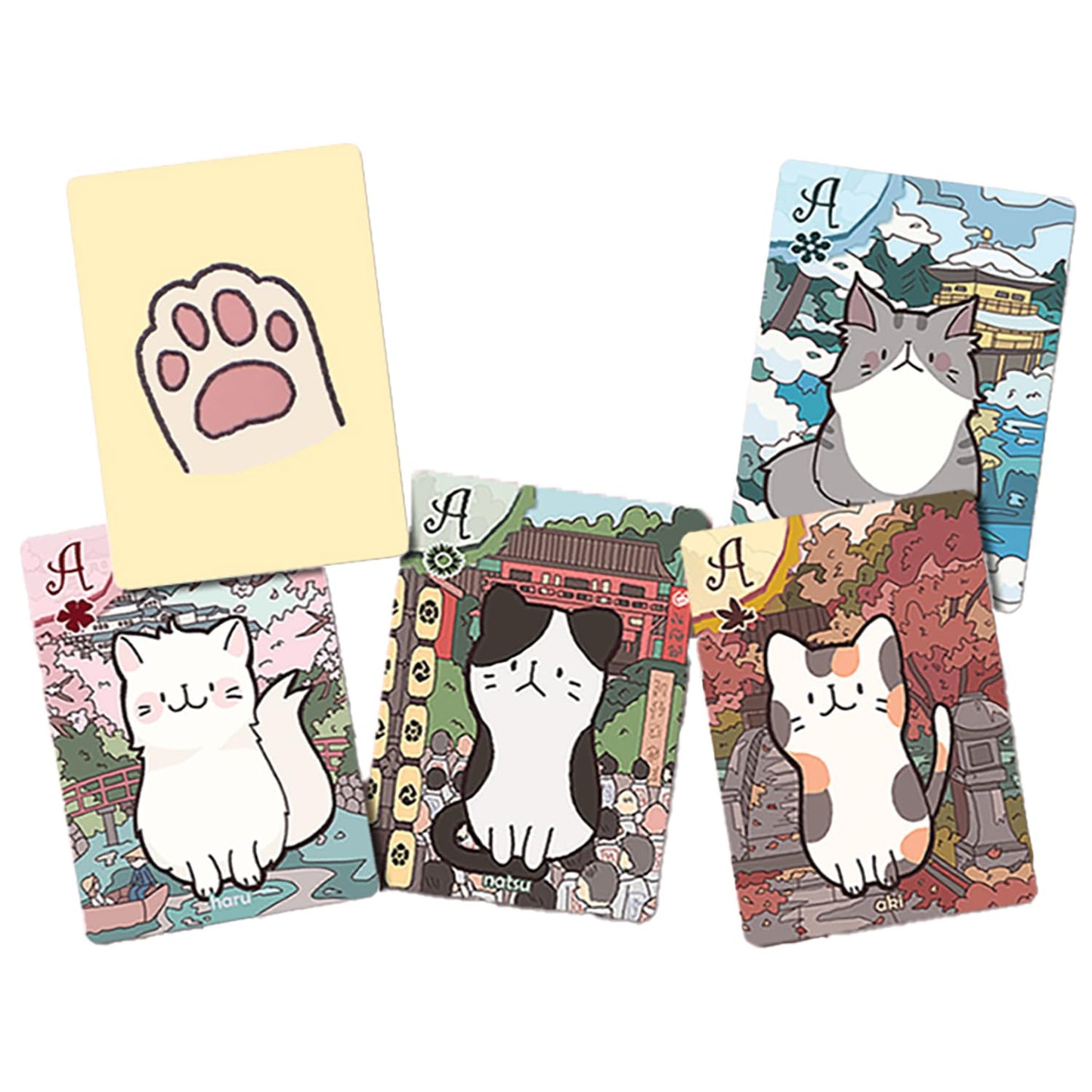 Playing Cats Paw Playing Cards