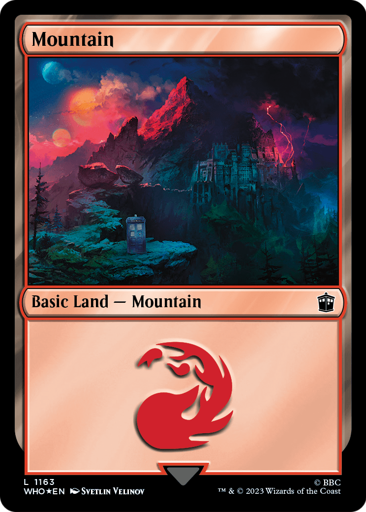 Mountain (1163) (Surge Foil) [Doctor Who]