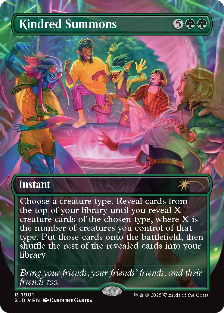 Kindred Summons (Double Rainbow Foil) [Secret Lair Drop Series]