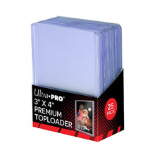 Ultra Pro 3" x 4" Clear Premium Toploaders (25ct)