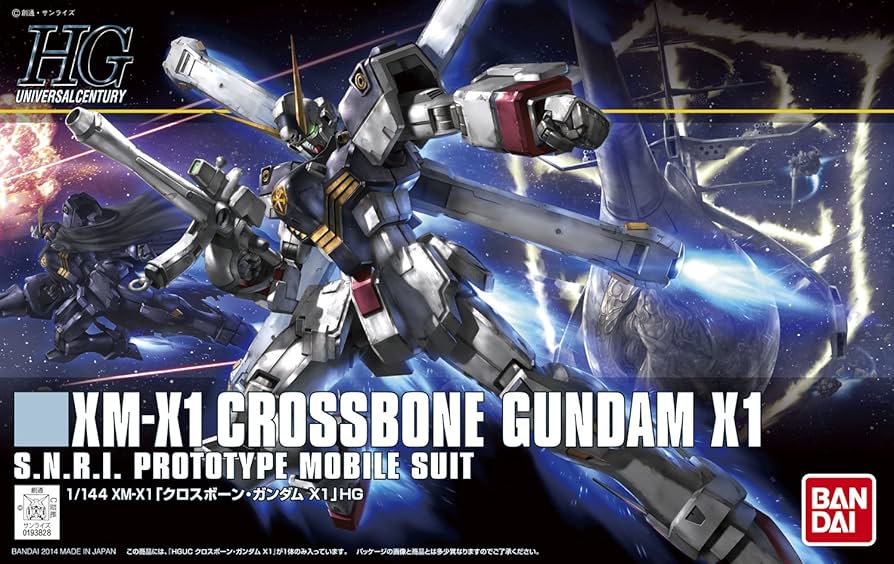 Bandai Spirits HGUC XM-X1 Crossbone Gundam X1 1/144 Model Kit