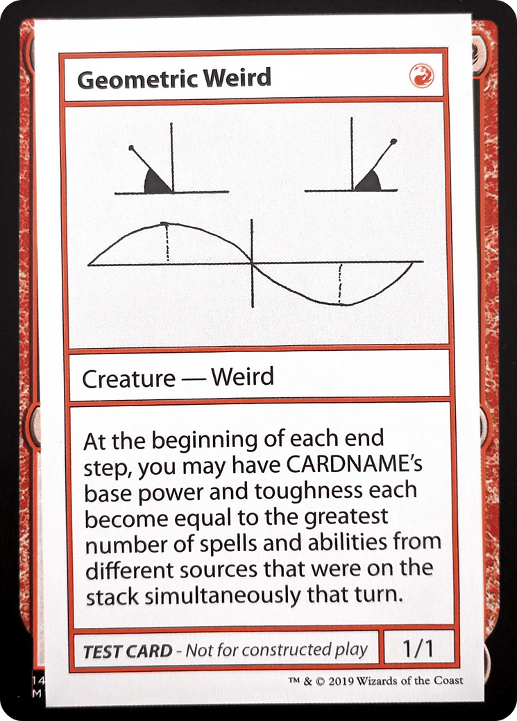 Geometric Weird (2021 Edition) [Mystery Booster Playtest Cards]