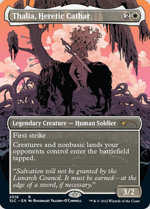 Thalia, Heretic Cathar (Borderless) [Secret Lair Countdown Kit]
