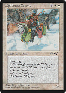 Kjeldoran Escort (Wall Background) [Alliances]