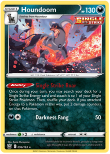 Houndoom (096/163) (Theme Deck Exclusive) [Sword & Shield: Battle Styles]