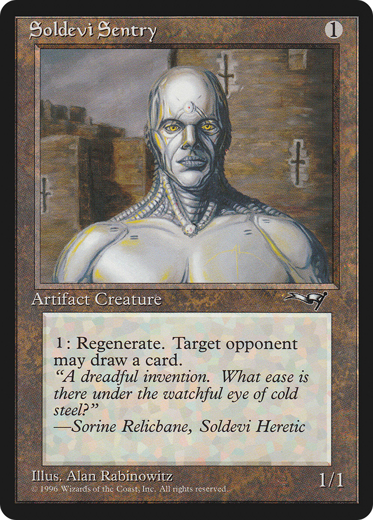 Soldevi Sentry (Hands Raised) [Alliances]