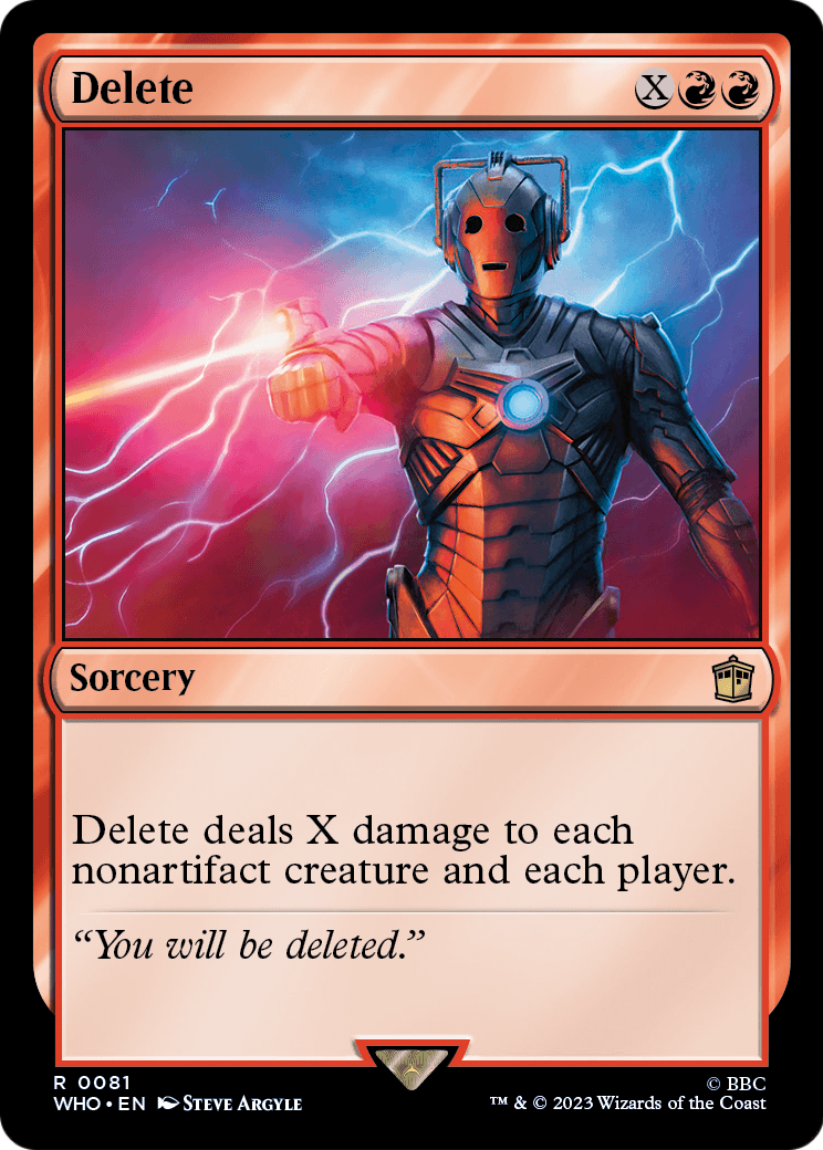 Delete [Doctor Who]