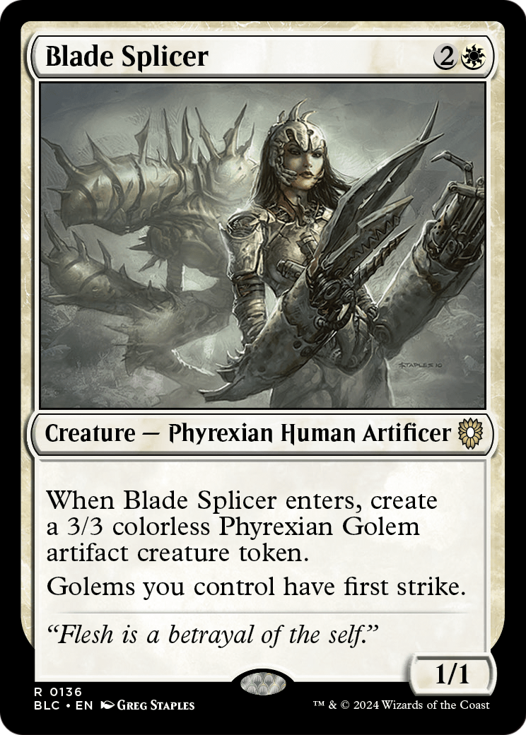Blade Splicer [Bloomburrow Commander]