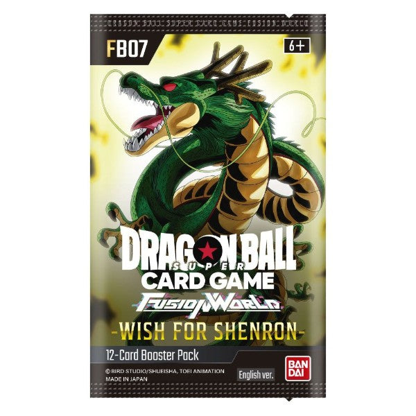 Dragon Ball Super Fusion World Wish For Shenron [FB-07] Booster Pack