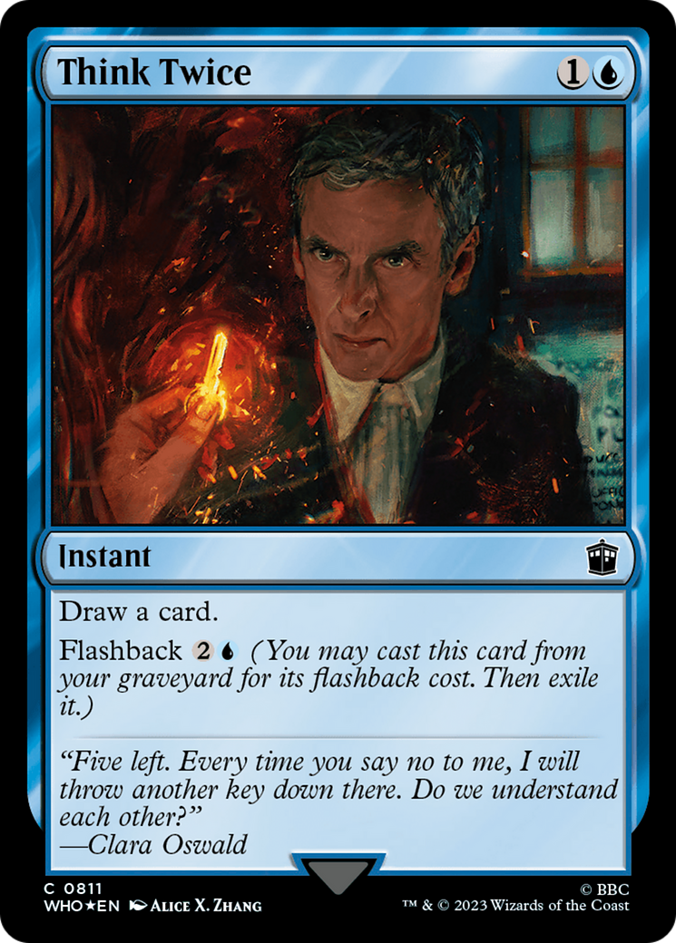 Think Twice (Surge Foil) [Doctor Who]