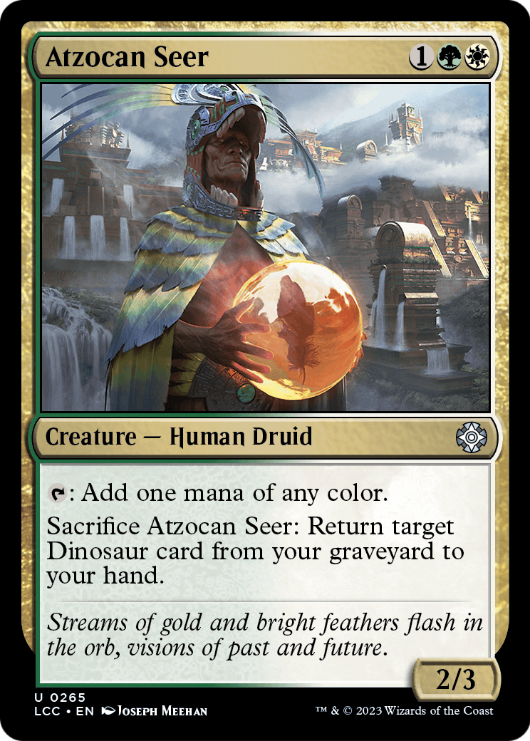 Atzocan Seer [The Lost Caverns of Ixalan Commander]