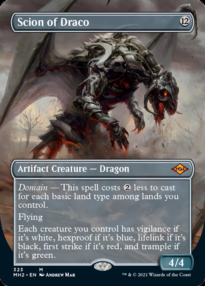 Scion of Draco (Borderless Alternate Art) [Modern Horizons 2]