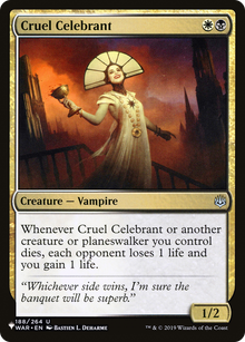 Cruel Celebrant [The List]