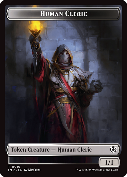 Demon // Human Cleric Double-Sided Token [Innistrad Remastered Tokens]