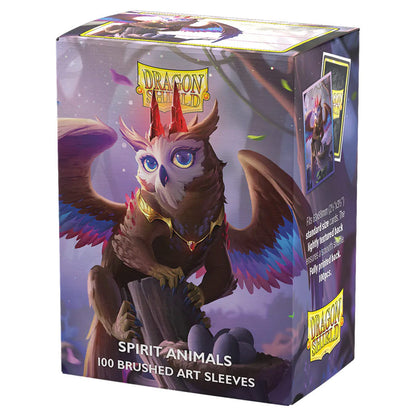 Dragon Shield Spirit Animals Brushed Art Sleeves (Standard Size)